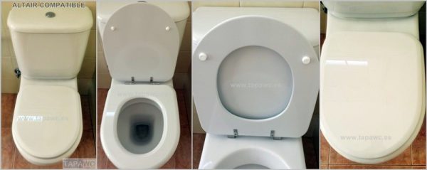 Asiento inodoro ALTAIR  tapawc compatible Jacob Delafon