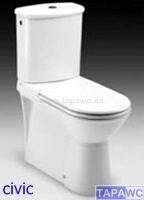 Asiento inodoro CIVIC original amortiguado tapawc Roca