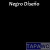 Tapa inodoro compatible NEGRO tapawc