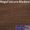 Tapa inodoro compatible NOGAL OSCURO tapawc madera amortiguado